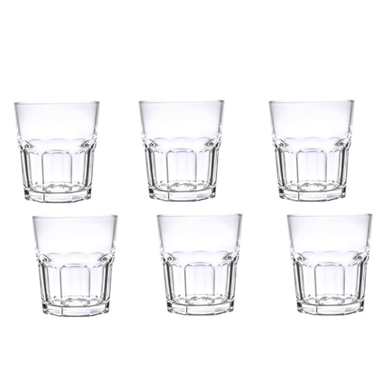 Set 6 cốc ly thuỷ tinh 306ml UG-389 hàng Thái Lan