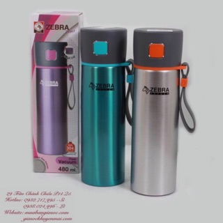 (CHÍNH HÃNG) BÌNH GIỮ NHIỆT THÁI LAN ZEBRA FLASK ZELECT 480ML 112949
