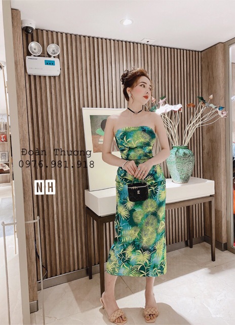 Váy body nhiệt đới