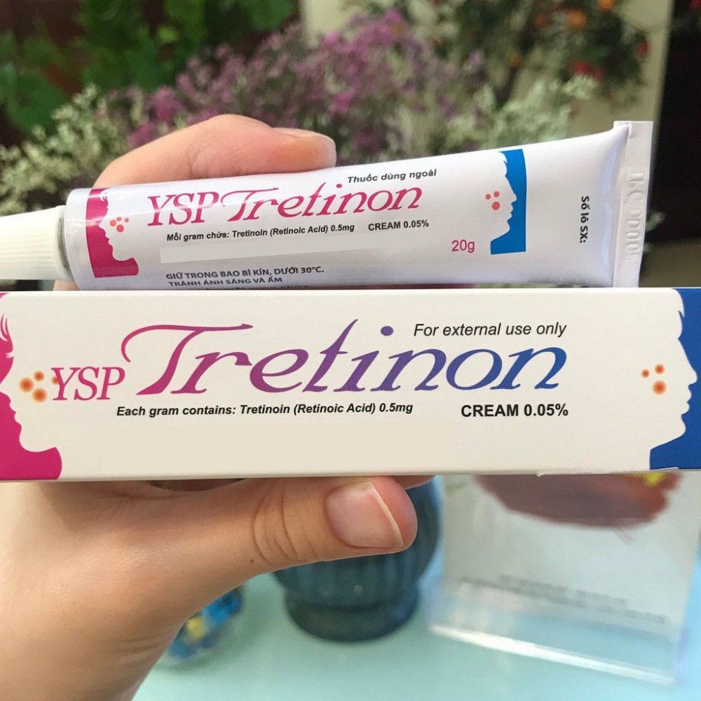Kem Tretinon YSP 0.05% 20g tretinoin cream hỗ trợ giảm mụn và trẻ hóa da hiệu quả