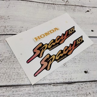 Tem xe Spacy 125 kèm thông số, chữ dán nạ Honda