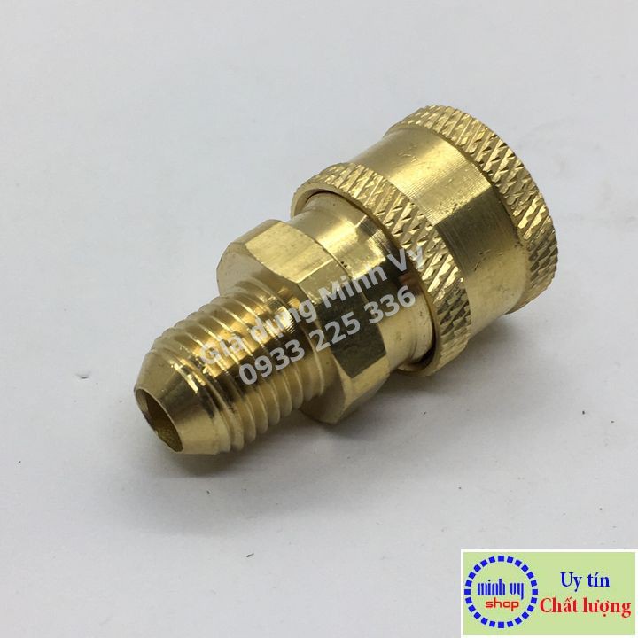 Khớp nối nhanh CÁI 1/4 inch - ren NGOÀI 14mm lồi -F1/4N14loi