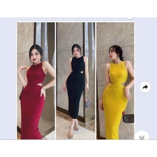đầm body dài R00105 ( live )