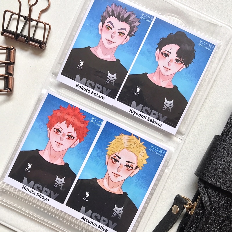 Bộ Thẻ Hình haikyuu Fanart ID vol.2 / haikyuu by onintwin