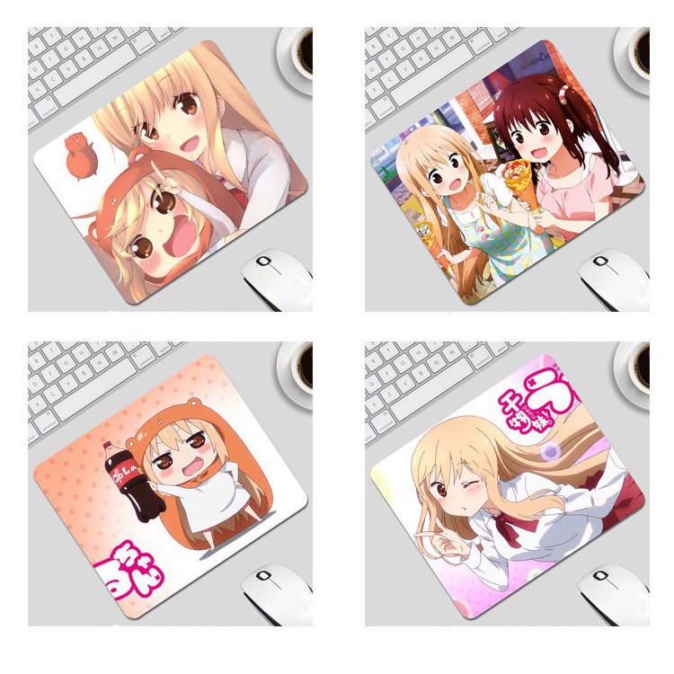 Miếng di chuột in hình Himouto! Umaru-chan CÔ EM GÁI HAI MẶT miếng kê chuột miếng lót chuột anime chibi tiện lợi