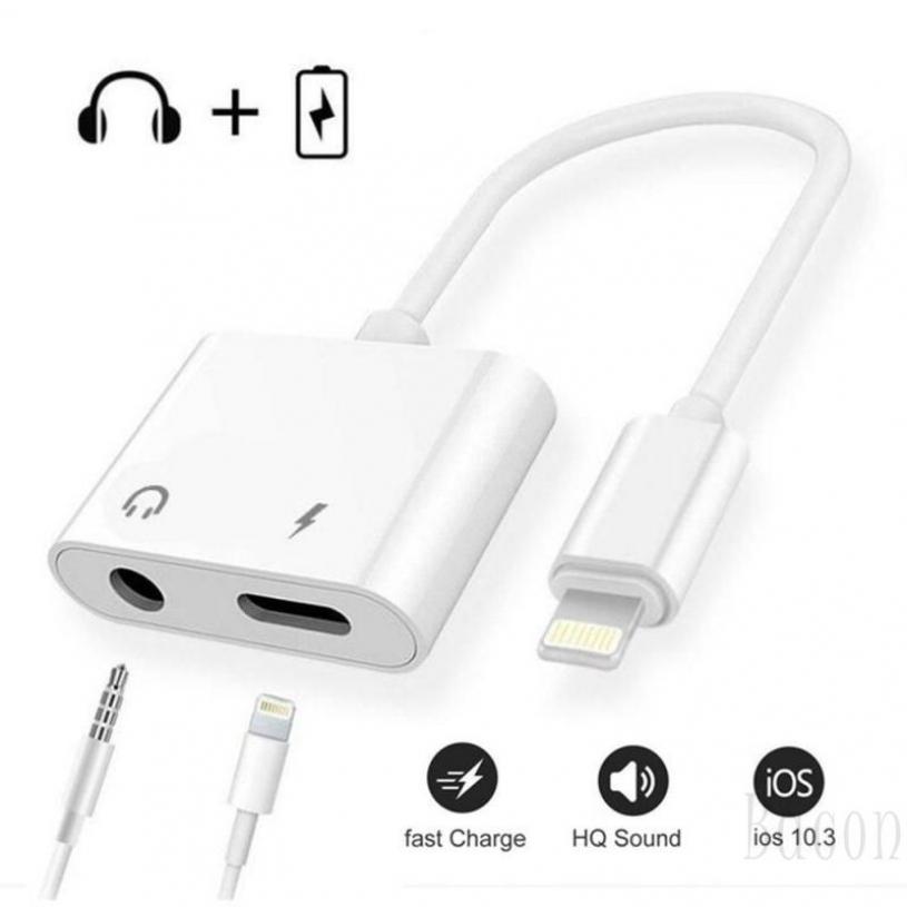Giắc chuyển đổi từ cổng lightning sang tai nghe 3.5mm cho Iphone 87 Plus