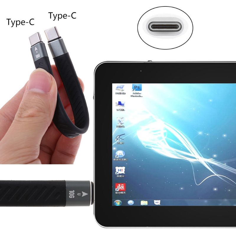 Dây Cáp Chuyển Đổi Usb-C Sang Usb-C 3 Đầu Tiện Dụng