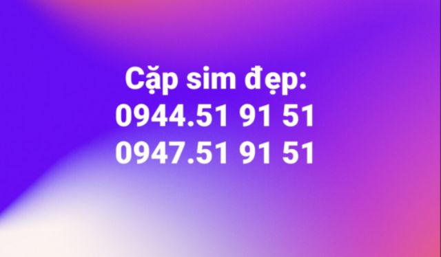 Sim số đẹp Vina