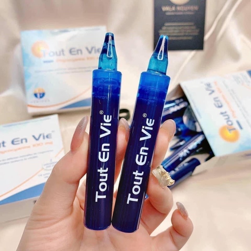 Tảo tươi Pháp Tout En Vie hộp 14 ống đẹp da, tốt cho sức khoẻ