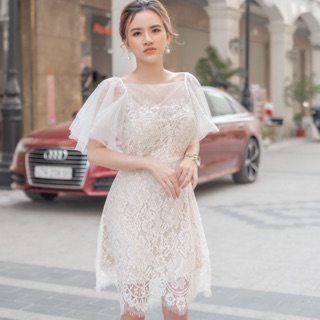 Đầm dự tiệc - Kana dress trắng và đen