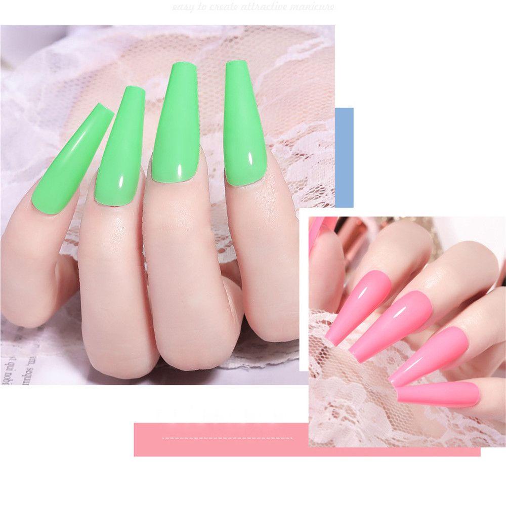 MELODG Bộ 24 Móng Tay Giả Thời Trang