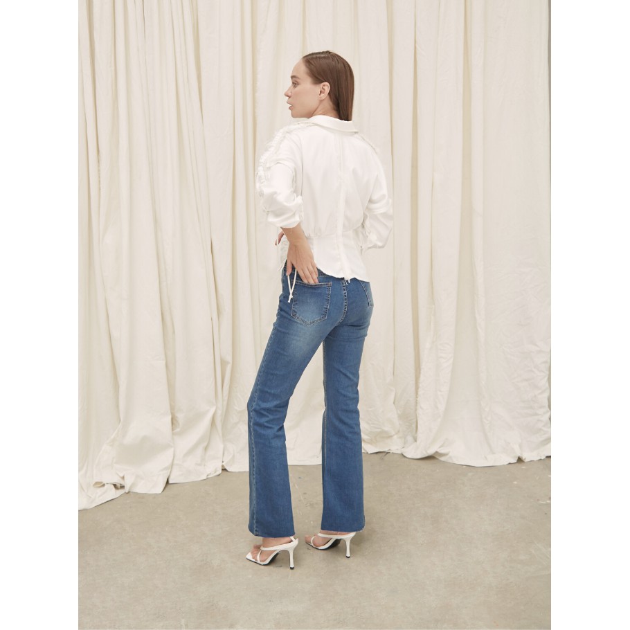 COCO SIN - Áo Sơ Mi Lụa Xé Tưa | BigBuy360 - bigbuy360.vn