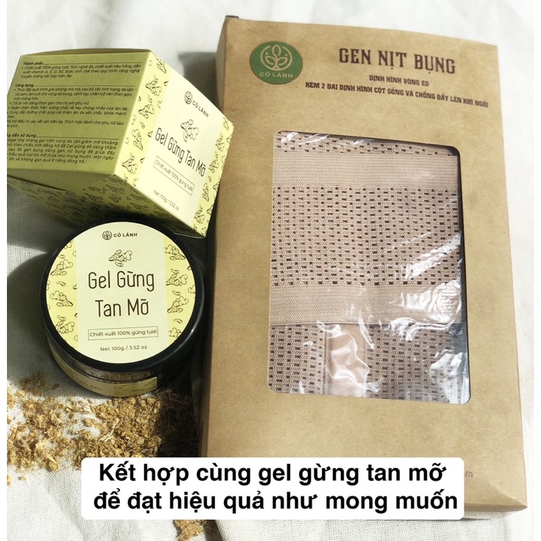 Gen nịt bụng Cỏ Lành - Giúp định hình eo và cột sống