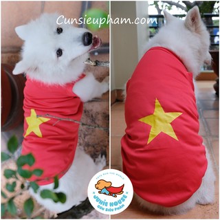 Áo thun 3 lỗ cho chó lớn