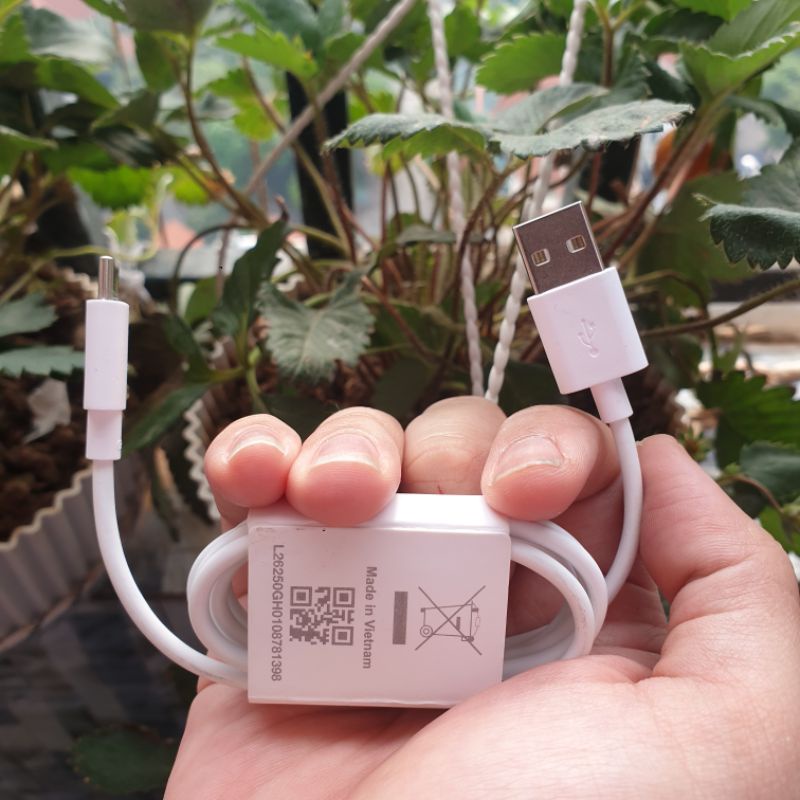 Cáp type C 3A made in Vietnampp hỗ trợ sạc nhanh cho các dòng máy android: Samsung, Sony, Xiaomi' Realme