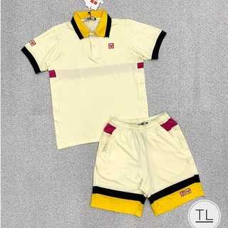 Bộ hè nam thể thao Uni Tuấn Hưng,chất cotton co giãn nhẹ vải thoáng mát,0bộ gym nam có đủ sz 40-75kg hai màu than trắng