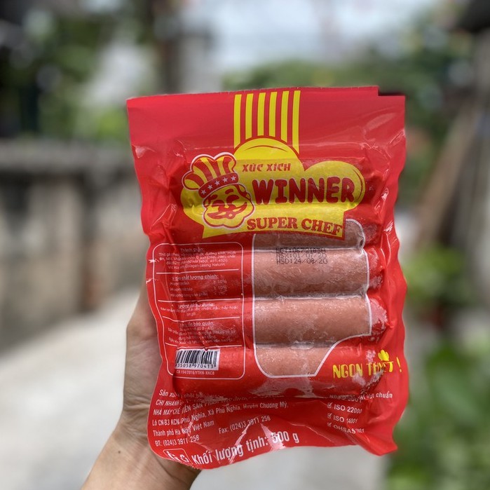 XÚC XÍCH WINNER CP ĂN LIỀN CHIÊN RÁN giá siêu rẻ 500g (10 CHIẾC) | BigBuy360 - bigbuy360.vn