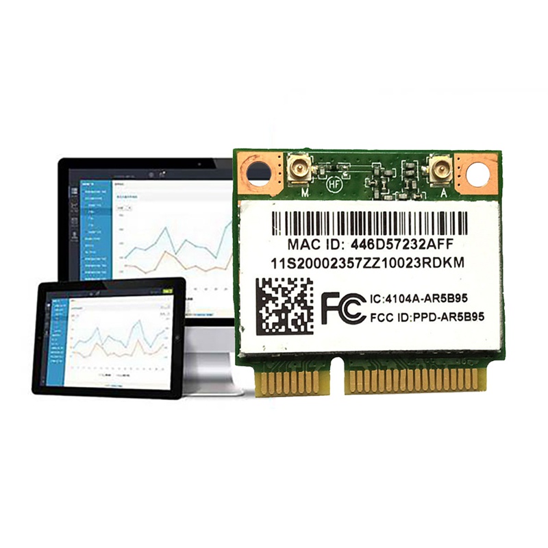 Card Mạng Không Dây Atheros AR5B95 AR9285 2.4G 150Mbps PCI-E X230 G460