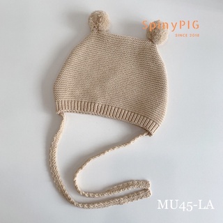 mũ len cục bông mu45
