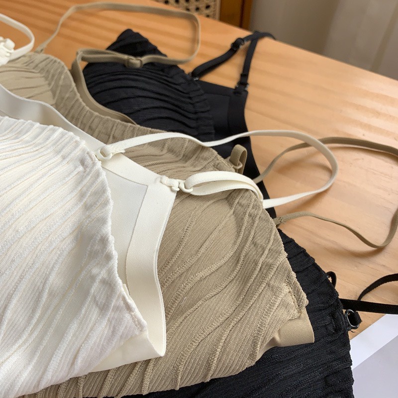 Áo Bra Nữ Thiết Kế Viền Lượn Sóng Nhẹ Dáng Croptop Siêu Hot MS.A60
