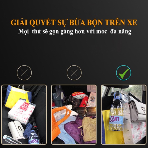 Móc Treo Đồ Trên Ô Tô Tiện Lợi, Giá Đỡ Điện Thoại Đa Năng | BigBuy360 - bigbuy360.vn