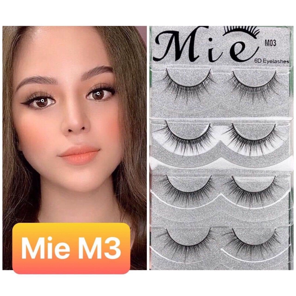 Mi giả Mie 03 6D 5 cặp tự nhiên cao cấp chính hãng chuyên dùng cho makeup