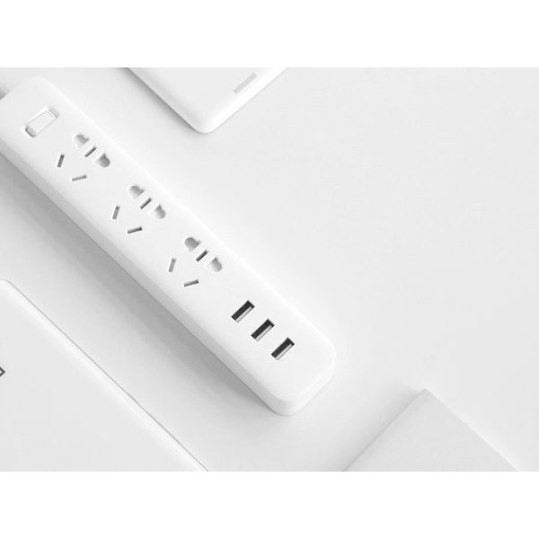 Ổ cắm điện thông minh Xiaomi Power Strip 3 Cổng USB 5V-2A Chính Hãng - Nguyên Seal Kèm Đầu Chuyển Đổi