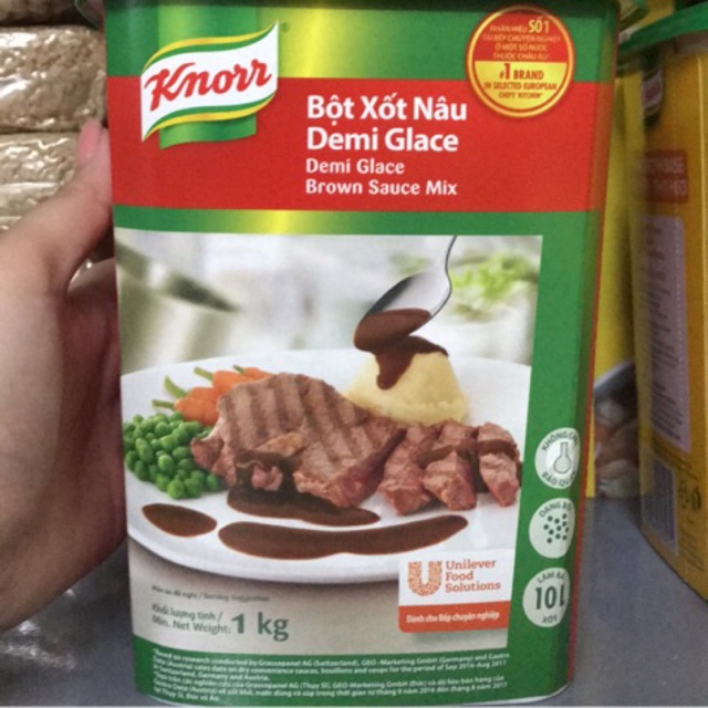 Bột xốt nâu Demi Glace 1kg