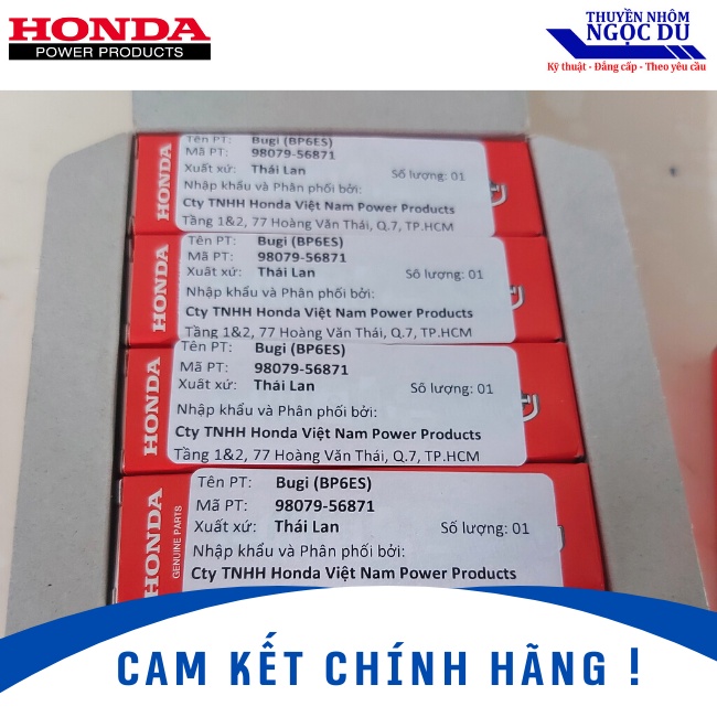 Bugi HONDA, Dùng Cho Động Cơ HONDA, Động Cơ Chạy Thuyền, Xuồng, BP6ES 98079-56871
