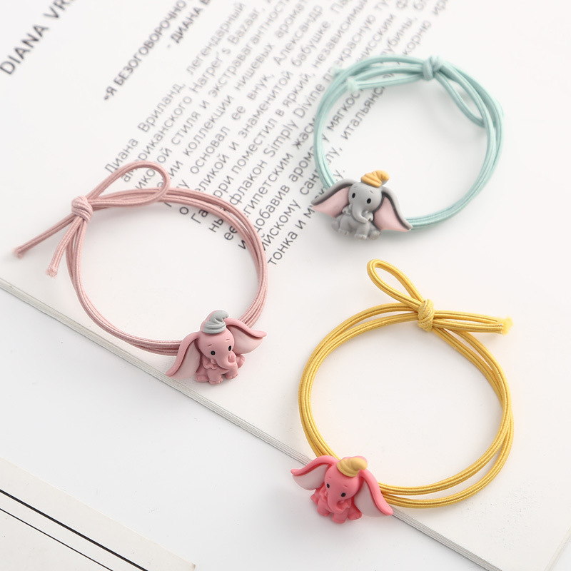Dây Cột Tóc Co Dãn In Hình Voi Dumbo Jp5