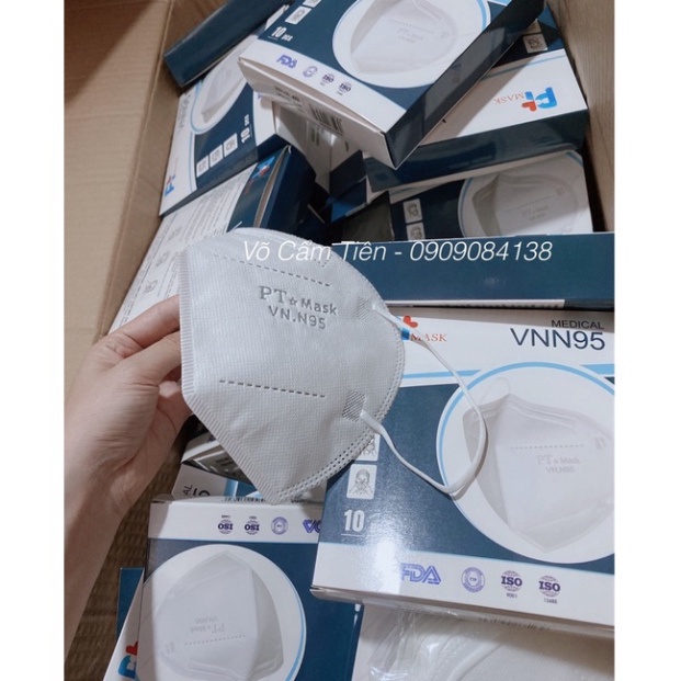 [COMBO 5 HỘP] KHẨU TRANG VN.N95 ĐẠT CHUẨN FDA CHÍNH HÃNG