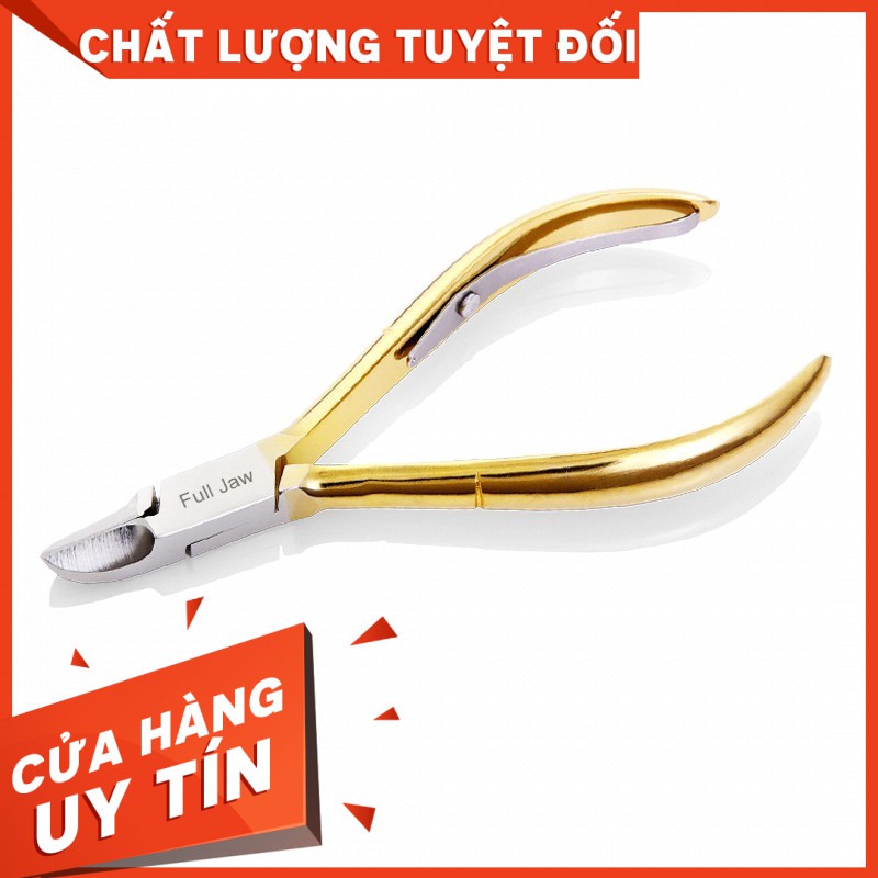 [ TBYT QUÂN Y  ]Kềm Nghĩa - Kềm bộ MD-32 4 món ( kềm cắt da, kềm cắt móng, nhíp, dũa) - Mạ vàng