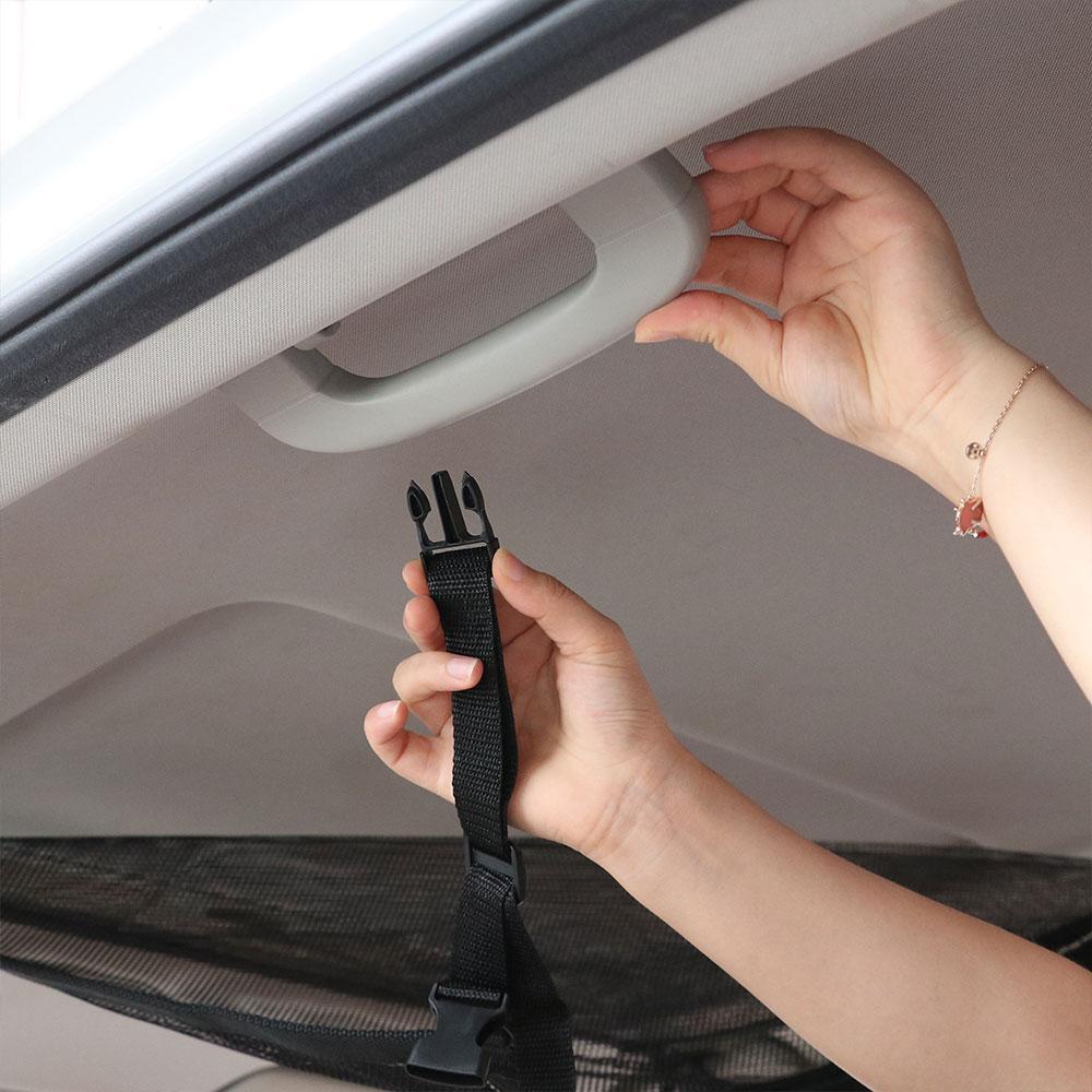 Túi Lưới Polyester Gắn Trần Xe Hơi SUV Van MPV Tiết Kiệm Không Gian