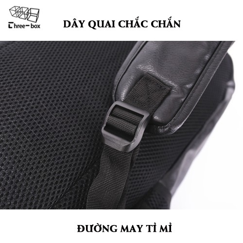 Balo da nam đẹp hàng chính hãng Three Box