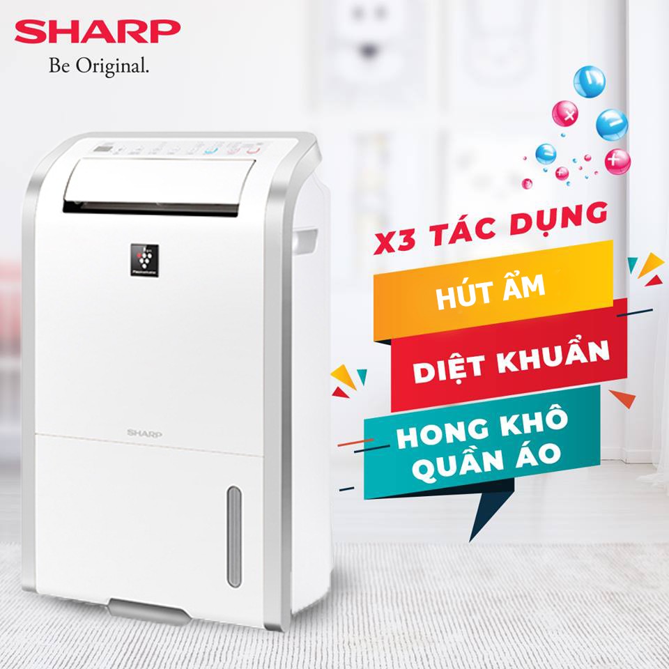 Máy hút ẩm và tạo ion Sharp DW-D20A-W (50m2)