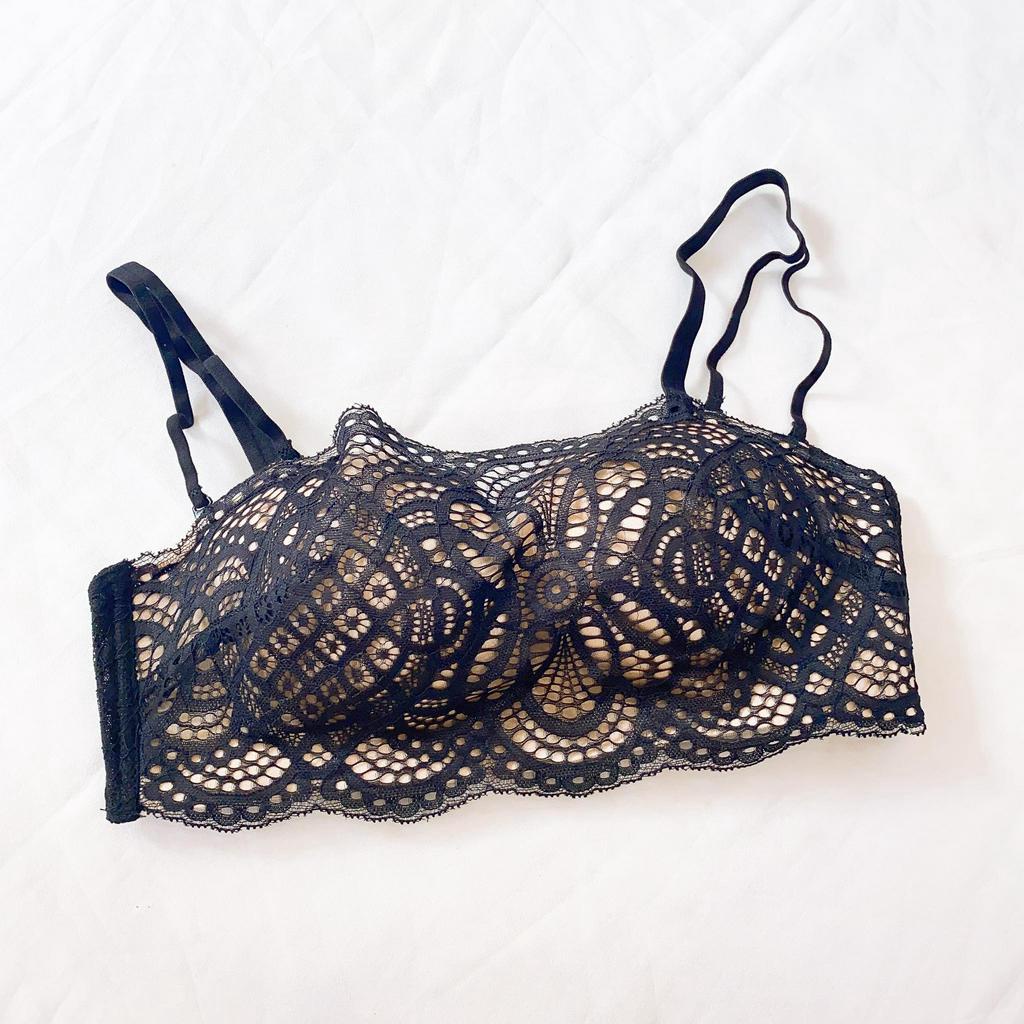 THANH LÝ áo lót chính phẩm ren đen size 34