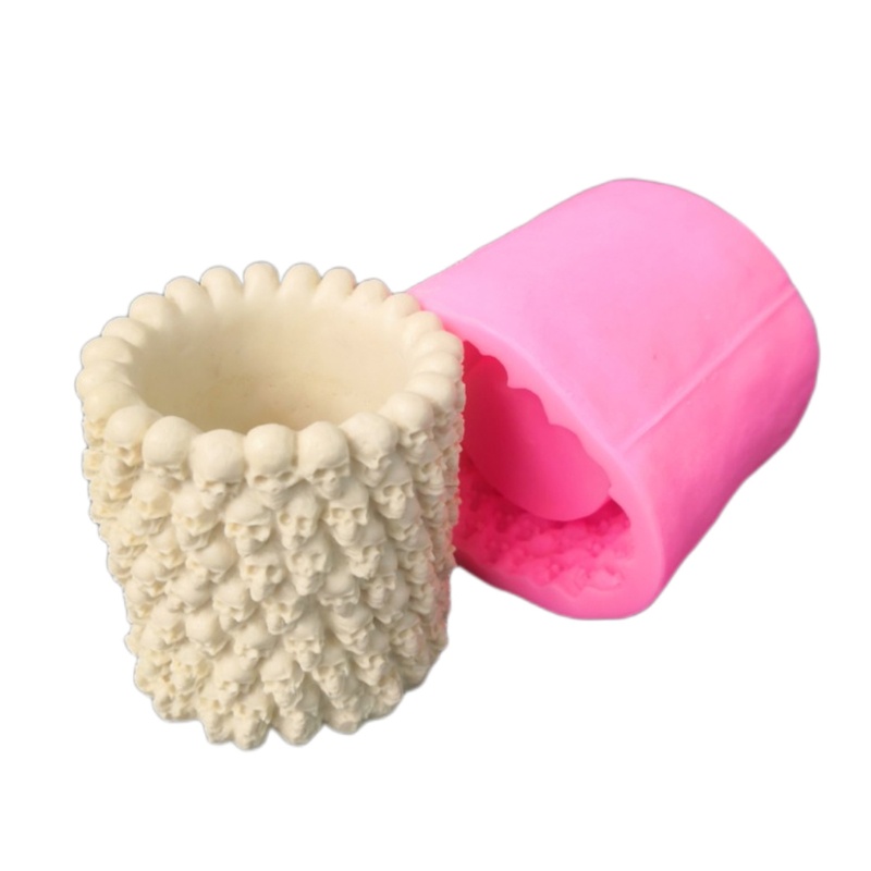 Khuôn Làm Xà Phòng Hình Đầu Lâu 3D