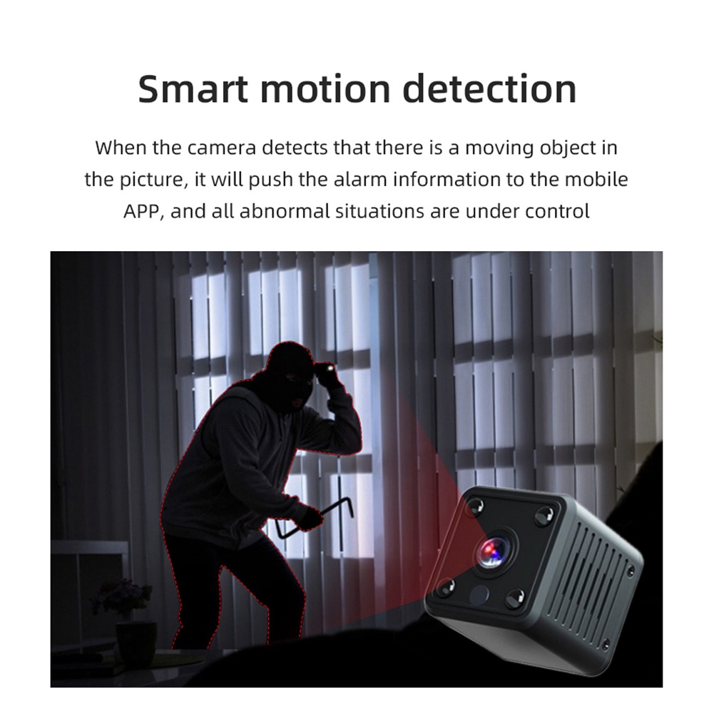 Camera Mini WiFi Không Dây X6 1080P Camera Mini Giám Sát Quan Sát Ban Đêm Hồng Ngoại Gia Đình Cảm Biến