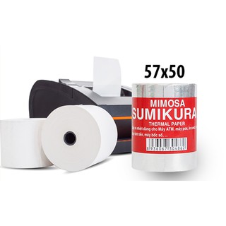 Giấy nhiệt in bill Mimosa Sumikura 57mm