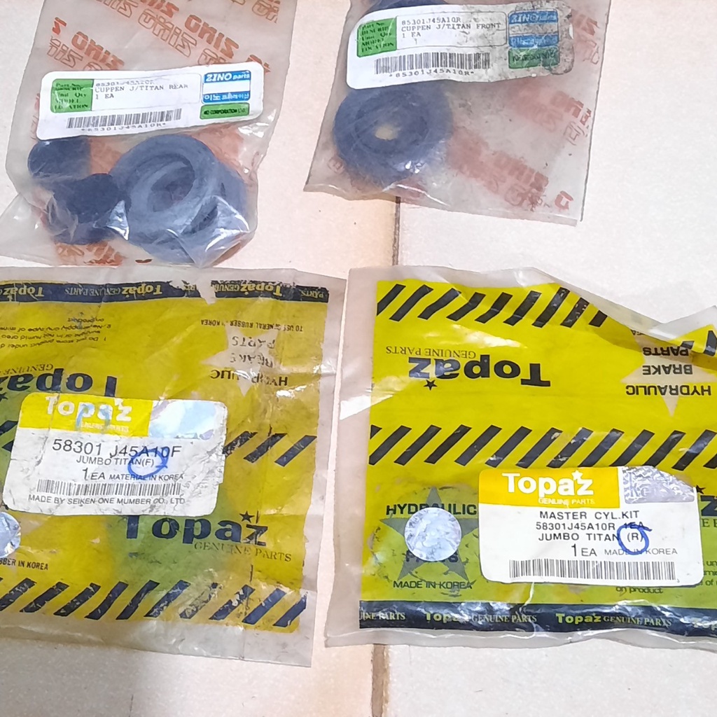 Bộ Cúp ben  chụp bụi xi lanh phanh trước, sau Kia TiTan, hàng Topaz/Zino