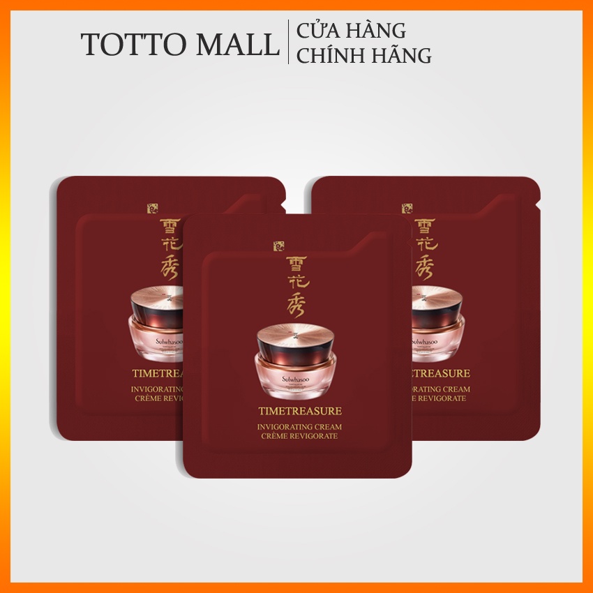 [10 gói] Kem thông đỏ Sulwhasoo Timetreasure Renovating Cream Ex - Kem dưỡng thông đỏ Sulwhasoo