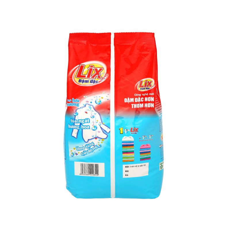 BỘT GIẶT LIX ĐẬM ĐẶC/ HƯƠNG NC HOA 5.5KG