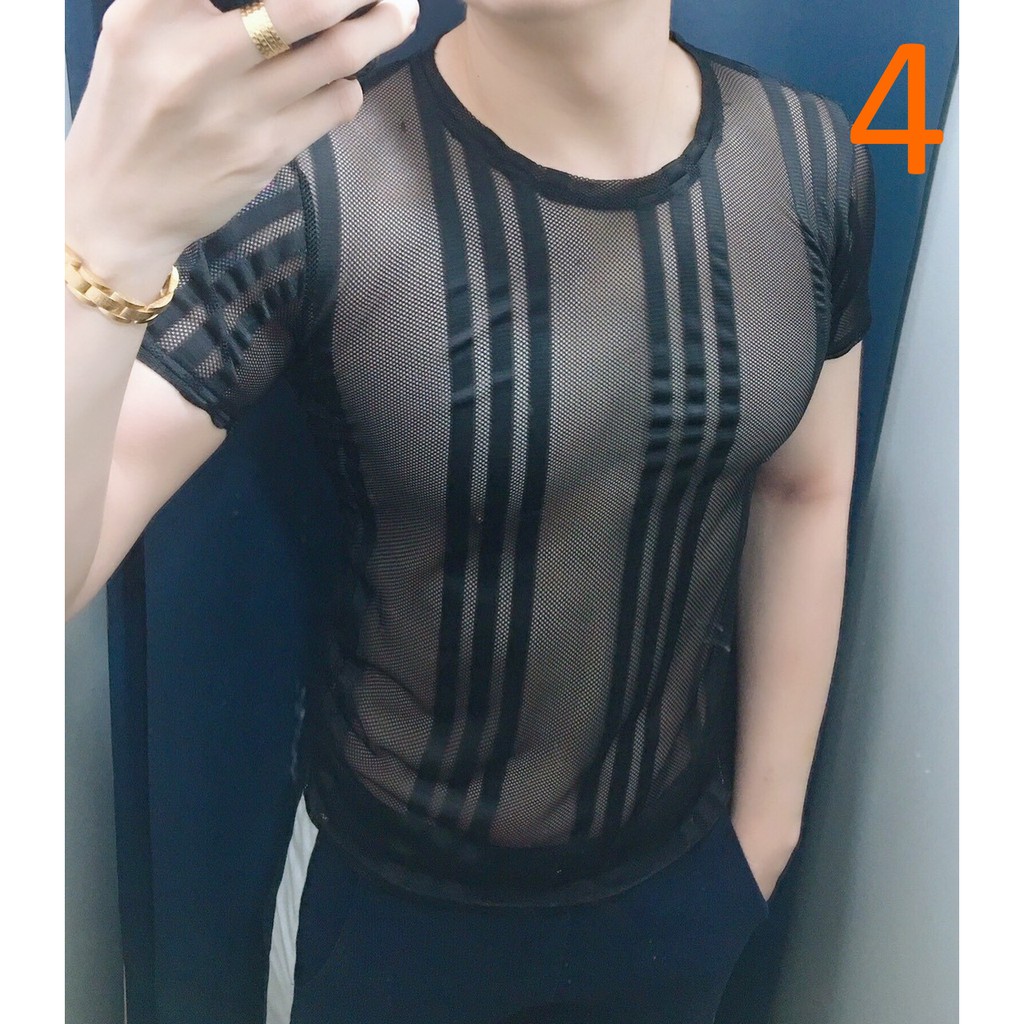Áo lưới thun nam