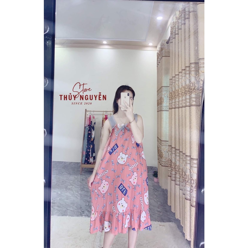 ĐẦM NGỦ COTTON DÂY BẢN TO