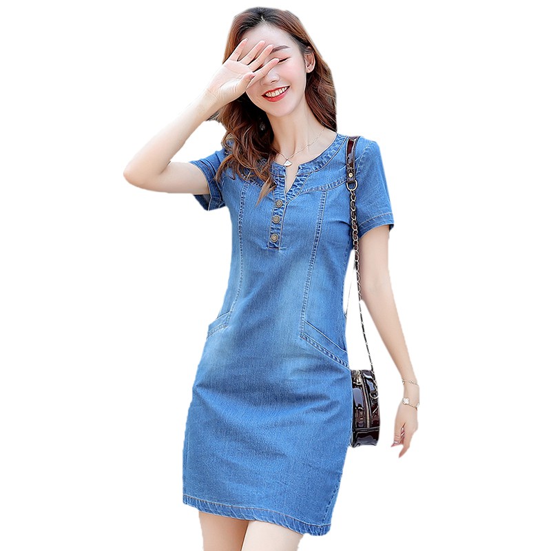 - Váy bò dáng suông_kèm ảnh thật