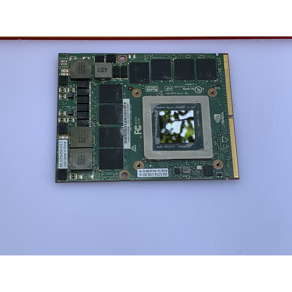 Cạc màn hình cho laptop Ndivia Quadro M3000M - Hàng chính hãng - tháo máy