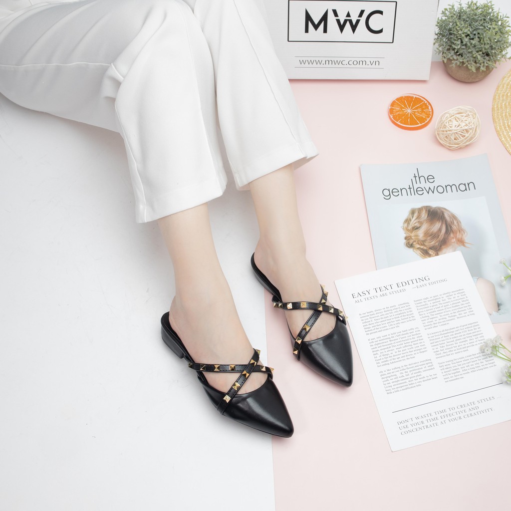 [Mã SKAMFS114M giảm 10% đơn 100K] SỤC NỮ MŨI NHỌN MWC - SỤC NỮ ĐẾ CAO 3CM - SỤC NỮ ĐÍNH ĐINH SIÊU SANG - NUCG - 3745