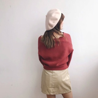 ÁO KHOÁC LEN VẠT CHÉO