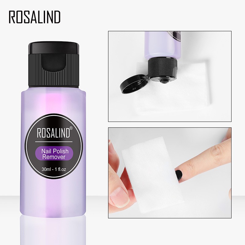 [Hàng mới về] Nước rửa móng tay ROSALIND tiện lợi 30ml