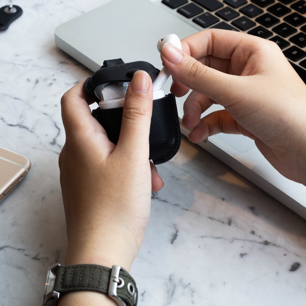 Lux Airpod2 HAVIAS bao da Airpod thời trang thật 100% Vachetta Premium